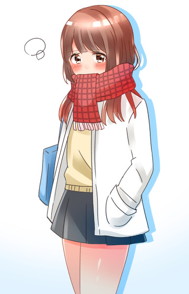 寒くても生足で頑張るjk にいな イラストレーター さんのイラスト ニコニコ静画 イラスト
