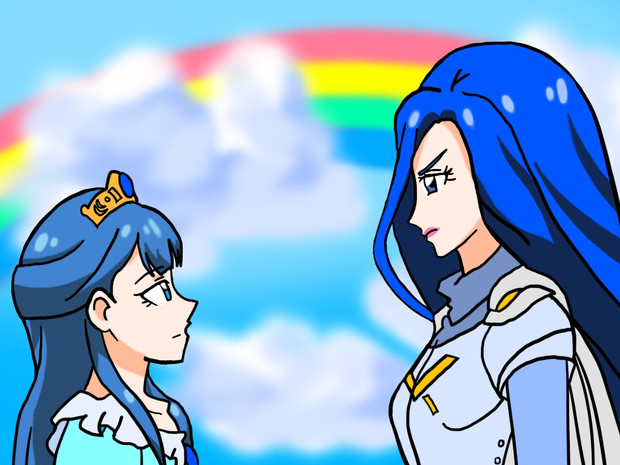 進む道は離れていても二人は親子 絵描きの冒険者katosan さんのイラスト ニコニコ静画 イラスト