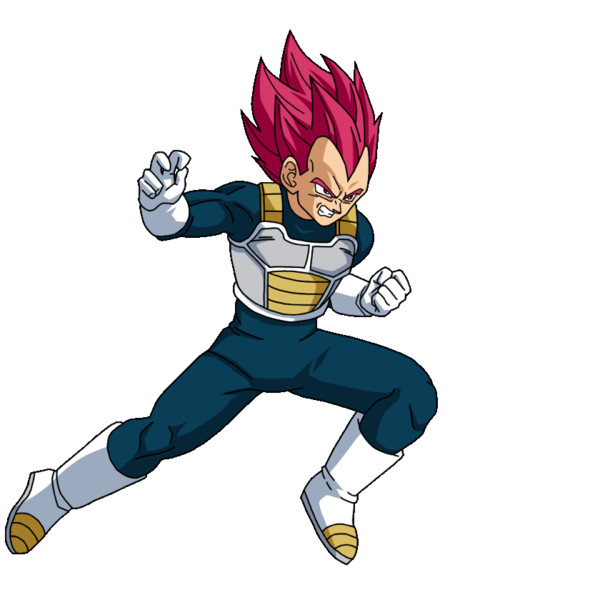 動く超サイヤ人ゴッドベジータの立ち絵 Vegeta さんのイラスト ニコニコ静画 イラスト