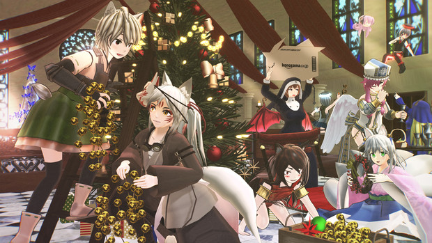 悪魔教会のクリスマス準備 シーダ さんのイラスト ニコニコ静画 イラスト
