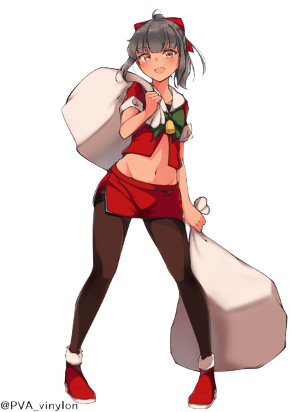 夕張 Xmas Mode全身絵 Uut さんのイラスト ニコニコ静画 イラスト
