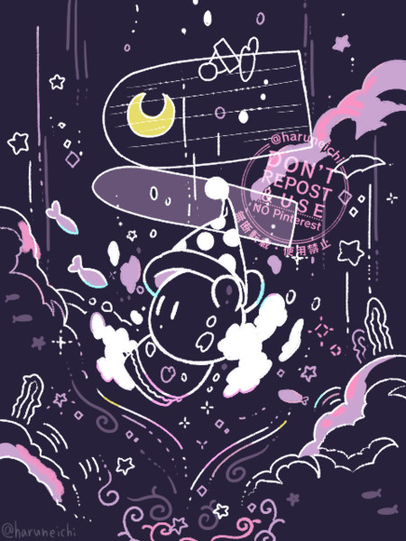 カービィは月の扉を通って夢の中へ ハルネ さんのイラスト ニコニコ静画 イラスト