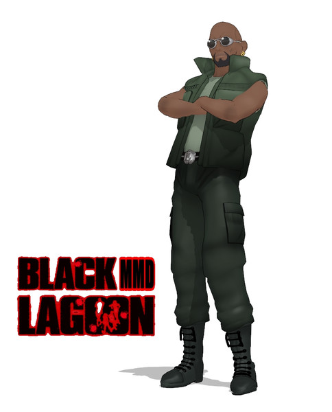 Mmdブラックラグーン ダッチ モデル配布 まめる さんのイラスト ニコニコ静画 イラスト