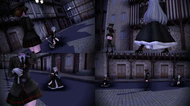 MMD静画 part-1 "悪魔と小悪魔"①