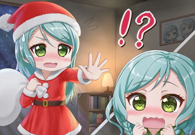 紗夜 メ メリークリスマス 日菜 紗ンタさんっ りりぅむ さんのイラスト ニコニコ静画 イラスト
