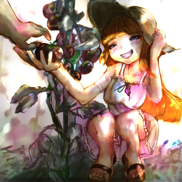 クリスマスにトマトを収穫する比瑪ちゃん すちぶる さんのイラスト ニコニコ静画 イラスト