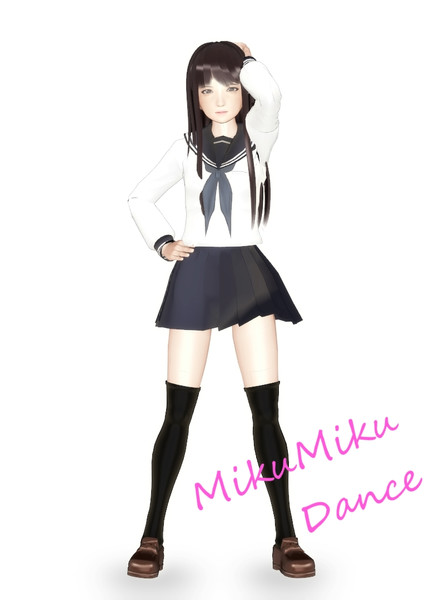 Mmd オリジナルの女の子 まめる さんのイラスト ニコニコ静画 イラスト