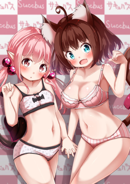 下着ロリサキュバスちゃん 無知猫っ娘ちゃん もちゆき さんのイラスト ニコニコ静画 イラスト