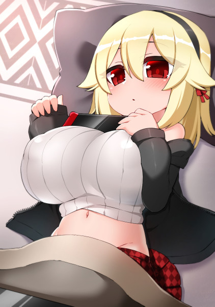無防備にごろごろしている年末お隣さん家のロリ巨乳 Katuu さんのイラスト ニコニコ静画 イラスト