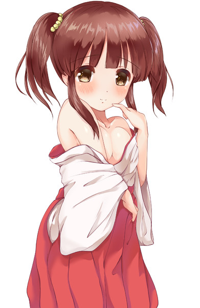 巫女緒方智絵里 黒葉アキ さんのイラスト ニコニコ静画 イラスト