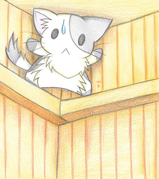 天井に逃げるにゃんこ わにねこwithくまこ さんのイラスト ニコニコ静画 イラスト