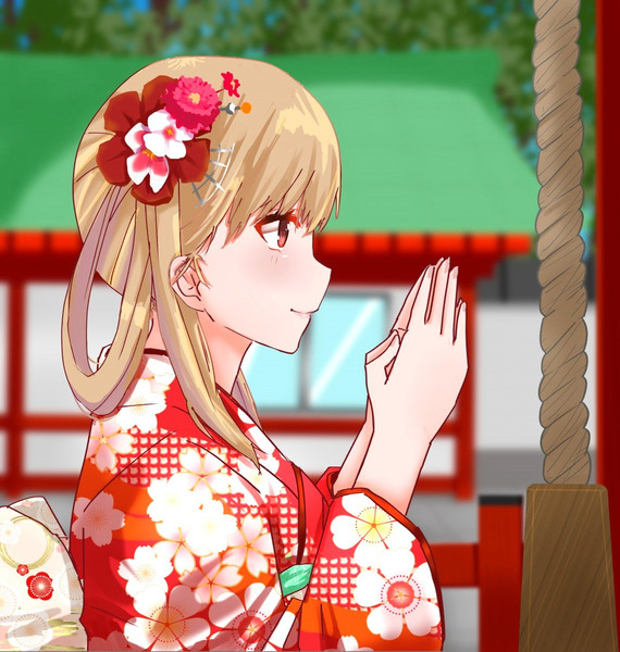 初詣 よたろう さんのイラスト ニコニコ静画 イラスト