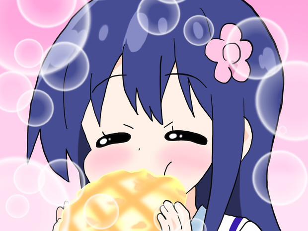 お菓子大好き小さな天使 白咲 花