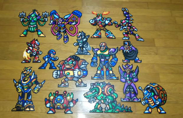 アイロンビーズでロックマンＸ2