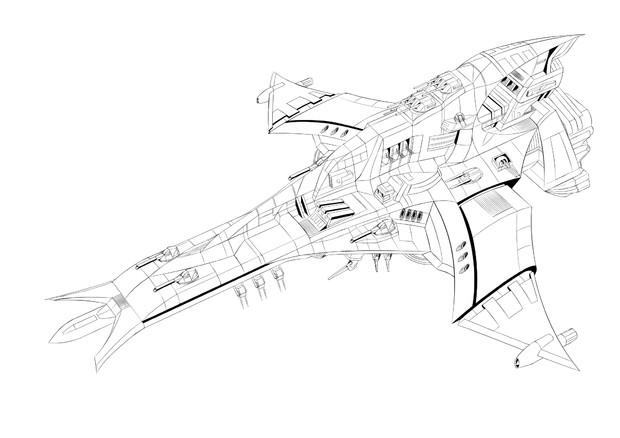 フェンリル級高速戦艦 紅鴉 さんのイラスト ニコニコ静画 イラスト