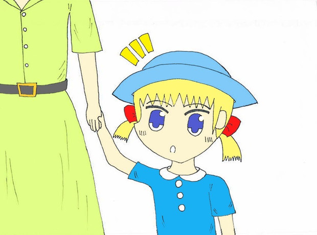 少女 何かに気付く デジタル彩色 １ｅ１ 紅の５号 さんのイラスト ニコニコ静画 イラスト