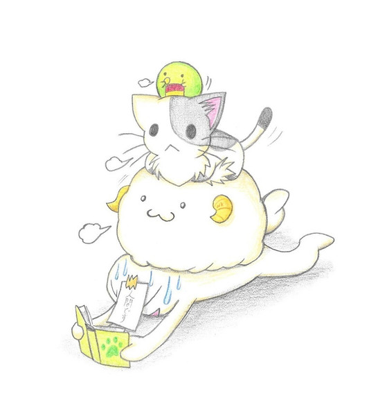 人間の上に乗っかる獣達 わにねこwithくまこ さんのイラスト ニコニコ静画 イラスト