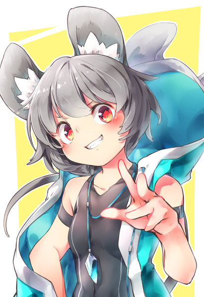 ナズーリン 水着パーカー編 木林樹森 さんのイラスト ニコニコ静画 イラスト