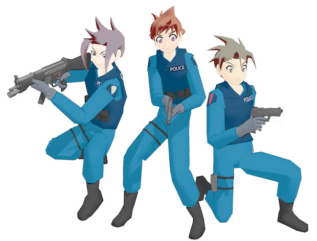 Mmdシンカリオン メイン運転士組で埼玉県警ratsコス ユウキ さんのイラスト ニコニコ静画 イラスト
