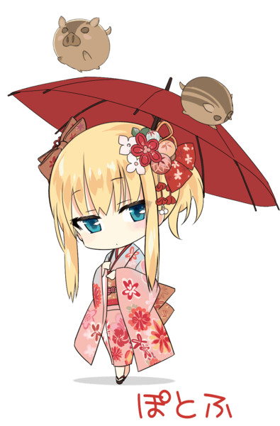 おしょうがつぽとふちゃん わぎゅう さんのイラスト ニコニコ静画 イラスト