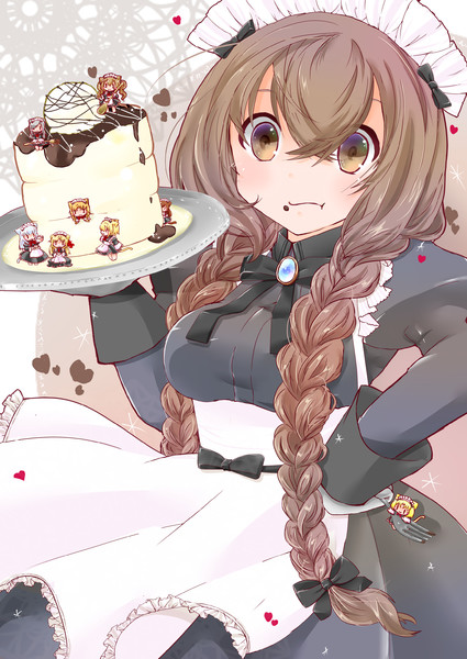 メイドとパンケーキ みやぎ さんのイラスト ニコニコ静画 イラスト