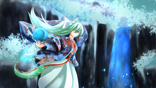 竜人の国の水辺 ドラメール さんのイラスト ニコニコ静画 イラスト
