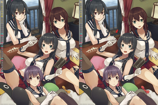 艦これ阿賀野姉妹間違い探し めっぽ さんのイラスト ニコニコ静画 イラスト