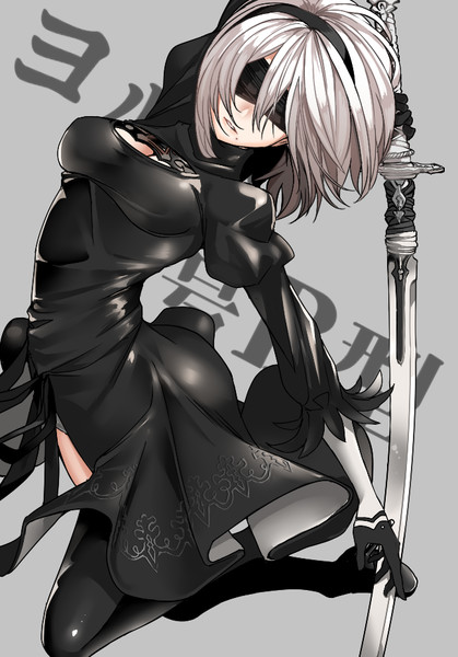 ヨルハ２号b型 リヴェル さんのイラスト ニコニコ静画 イラスト