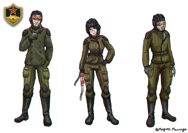 ソ連軍歩行戦車兵 松永マグロ さんのイラスト ニコニコ静画 イラスト