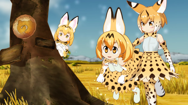 サーバル親子 ぴき さんのイラスト ニコニコ静画 イラスト