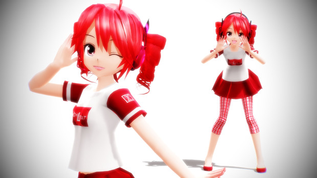 Mmdモデル Lat式テトyohl流フリーtシャツモデル Yohl Lefrat さんのイラスト ニコニコ静画 イラスト