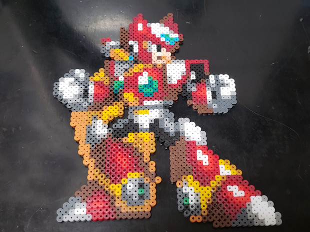アイロンビーズでゼロ作った