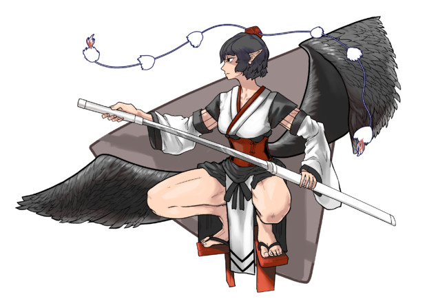 天狗装束射命丸 リッチー さんのイラスト ニコニコ静画 イラスト