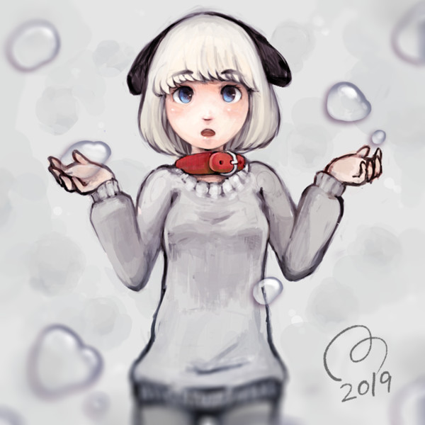 雨降り土曜日は憂鬱な気分 W Tikubonn さんのイラスト ニコニコ静画 イラスト