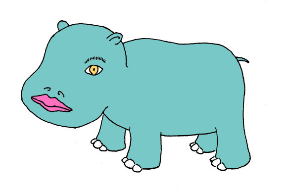 人顔動物 カバ 徳丸無明 さんのイラスト ニコニコ静画 イラスト