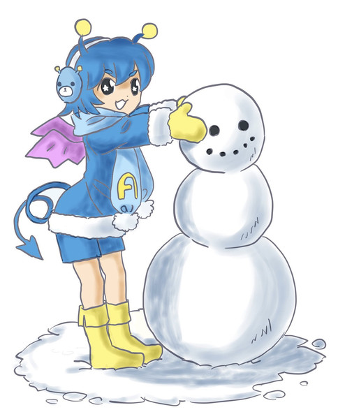 冬を満喫するアクメルくん Diadia さんのイラスト ニコニコ静画 イラスト