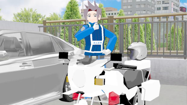 Mmdシンカリオン 白バイ隊員アキタ ユウキ さんのイラスト ニコニコ静画 イラスト