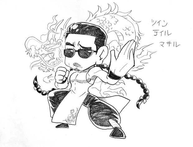 アルフィー桜井賢 推しがツインテールでも違和感なくかっこよく描く ぷりはな さんのイラスト ニコニコ静画 イラスト