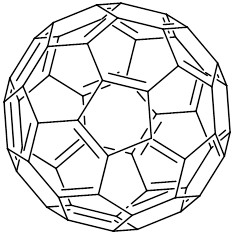 フラーレンの構造式