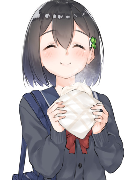 肉まんあげたらすっごい美味しそうに食べてくれた 雪あられ さんのイラスト ニコニコ静画 イラスト