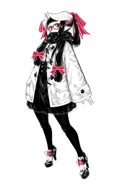 角ツインテマフラー Jaco さんのイラスト ニコニコ静画 イラスト