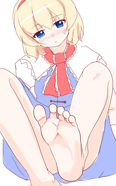 アリスに足で踏んでもらう アカバシ さんのイラスト ニコニコ静画 イラスト