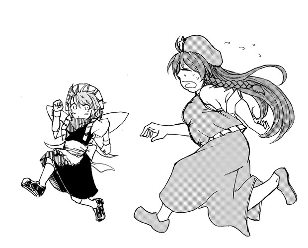 かけっこですよもんばんちょー こゆび さんのイラスト ニコニコ静画 イラスト