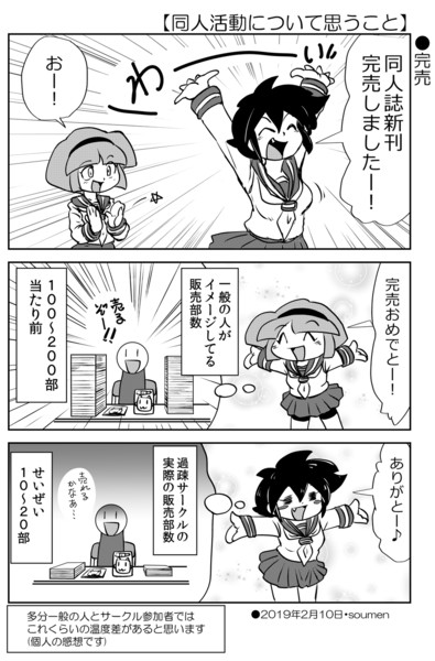 同人活動について思うこと Soumen さんのイラスト ニコニコ静画 イラスト