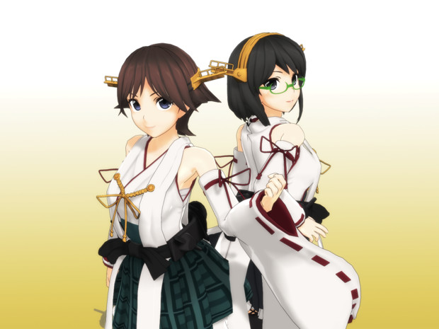 Mmd艦これ 祝 比叡発見 比叡 の掛け軸写真再現 Miffysan さんのイラスト ニコニコ静画 イラスト