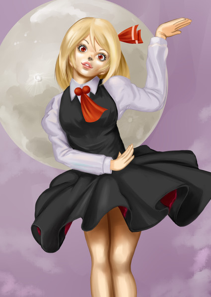 リアル東方シリーズ ルーミア オーチル さんのイラスト ニコニコ静画 イラスト