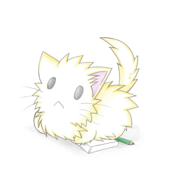 メモ帳の上に乗るペルシャにゃんこ わにねこwithくまこ さんのイラスト ニコニコ静画 イラスト