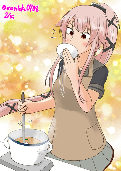 味噌汁の味見をする由良さん Morita さんのイラスト ニコニコ静画 イラスト