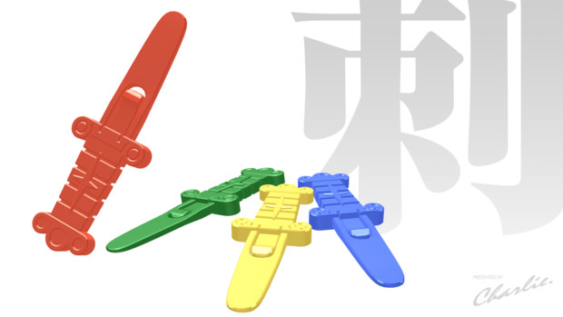 Mmd 黒ひげ危機一発に刺すやつ ハイポリモデル ちゃーりぃ さんのイラスト ニコニコ静画 イラスト