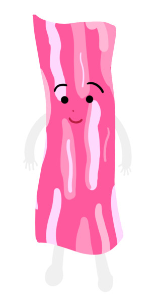 ベーコンムシャムシャくん いらすとや風 ペレグリンsmg さんのイラスト ニコニコ静画 イラスト
